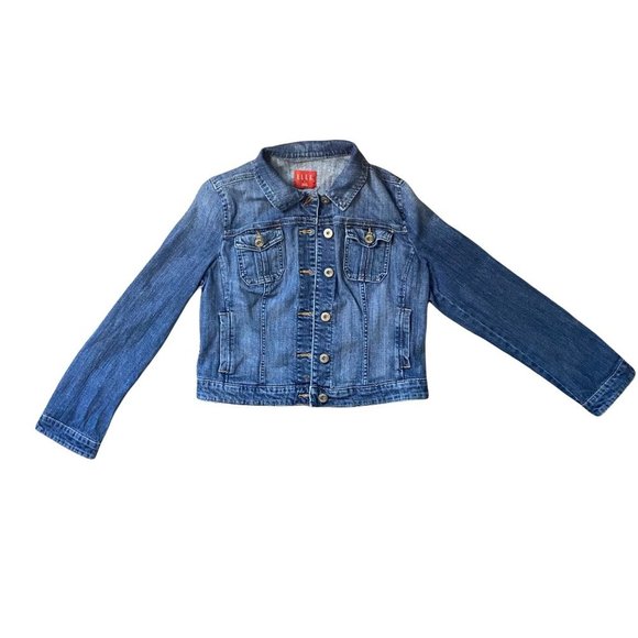 Elle Jackets & Blazers - Elle Blue Denim Jean Jacket Size Large